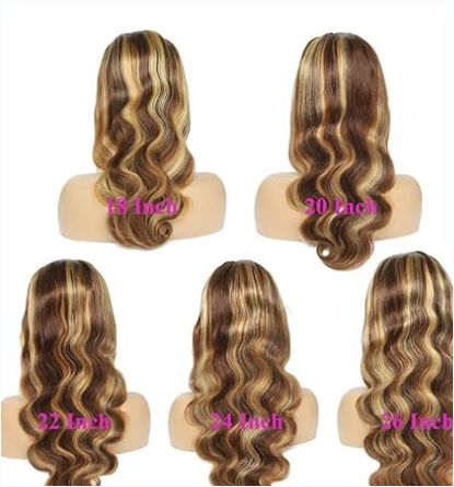 100% real curly hair body wave human hair and women virgin body wave full lace front