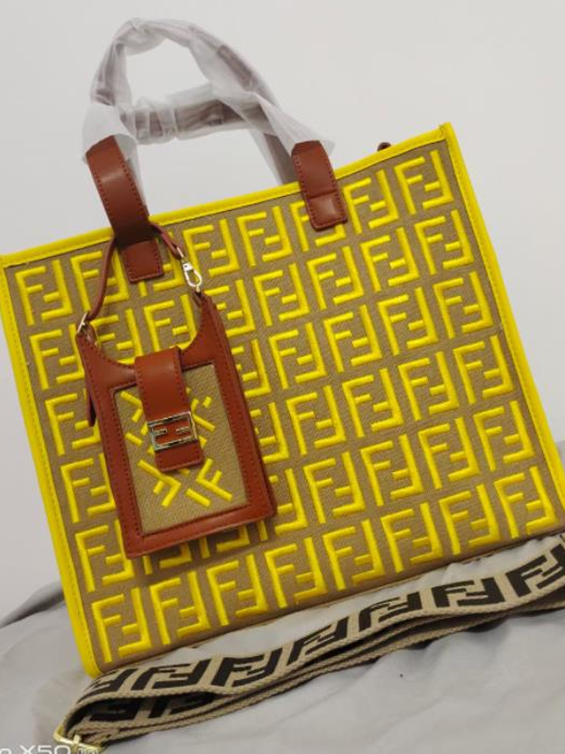 Fendi best sale pu shopper