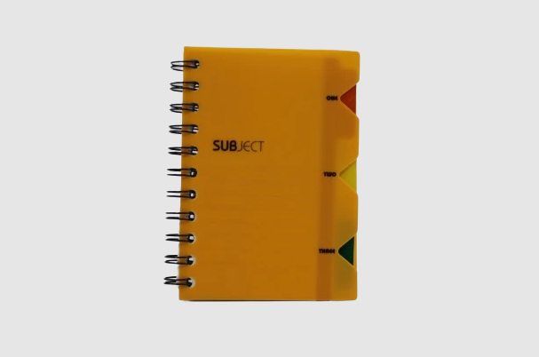Subject Spiral Notebook