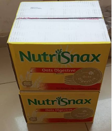 NUTRISNAX OATS DIGESTIVE BISCUITS 70G
