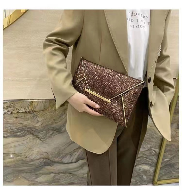 Women's Clutch Bags Fashion bright diamond Square Bag 