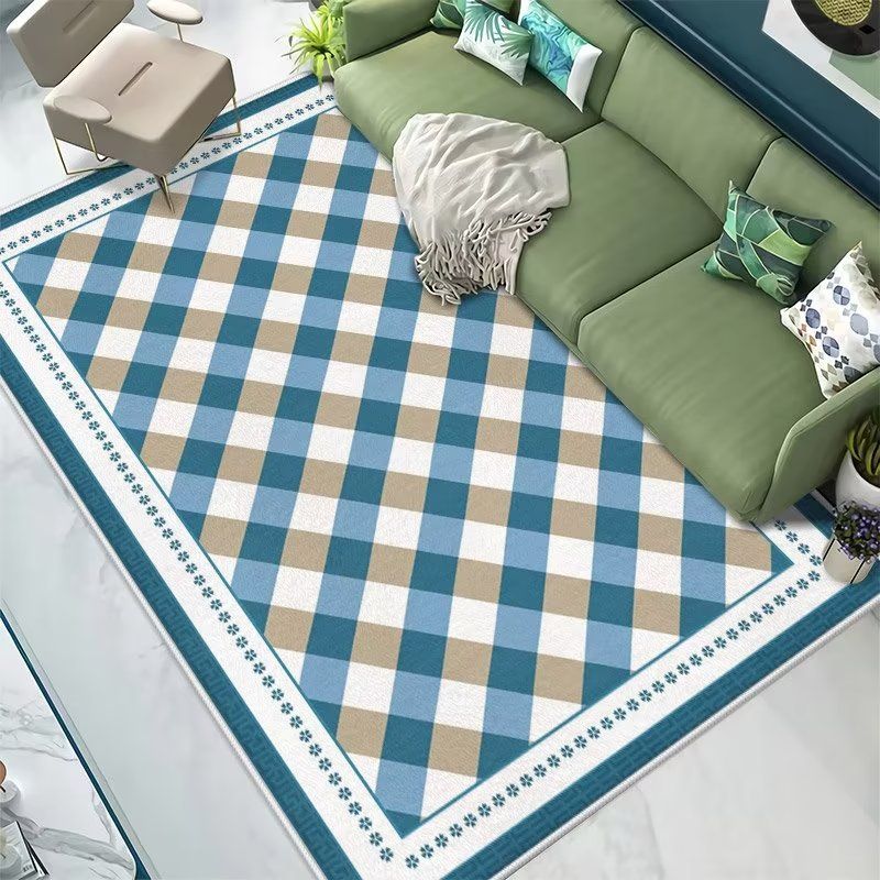 Crystal velvet living room carpet 60*90cm,50*80cm,40*60cm anti slip coffee table carpet CRRSHOP bedroom bedside carpet, dirt resistant floor mat