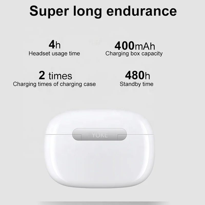 Apple Airpods （3rd generation） Bluetooth Headphones, Earbuds Stereo Bass, in Ear Noise Cancelling Mic, Earphones IP7 Waterproof Sports, 32H Playtime USB C Mini Charging Case Ear Buds for Android、iOS