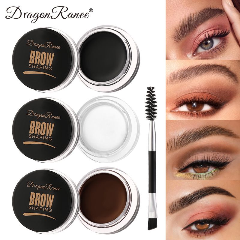 Eyebrow Ointment, Eyebrow Pencil Glue, European and American Hair Styling Paste, Fixing Glue, Soap Wax, White Eyebrow Ointment