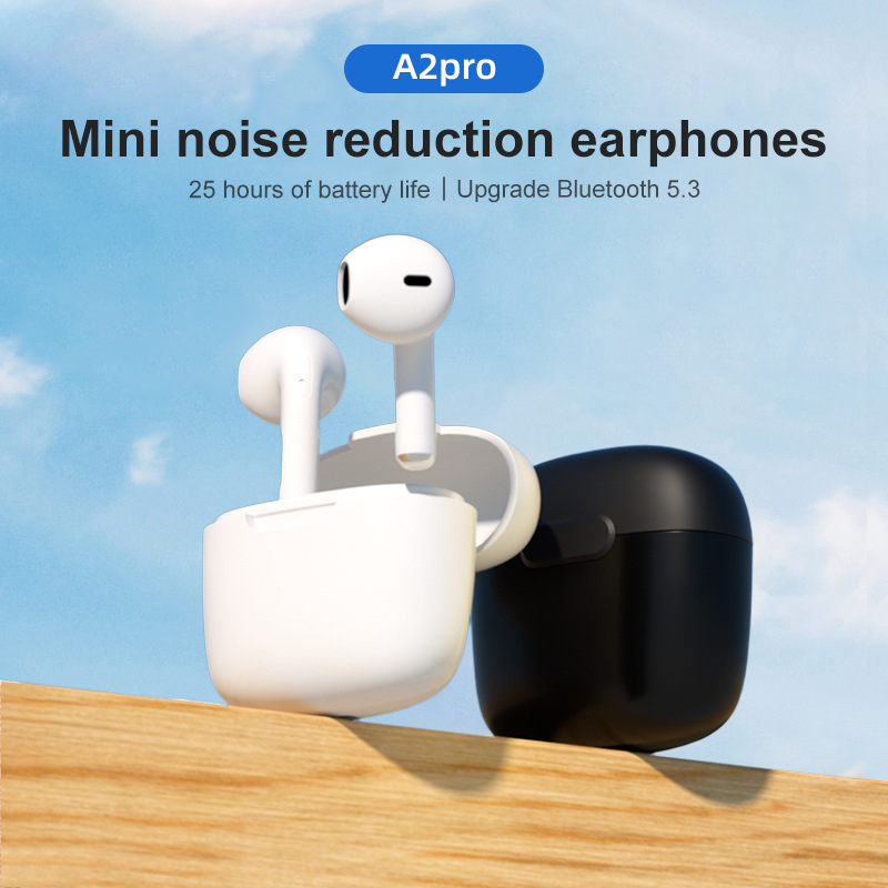 AUNONT A2pro In-Ear Bluetooth Earphone Noise Reduction Dual Stereo Sound Bluetooth 5.3 Low Delay Game Wireless Earphone