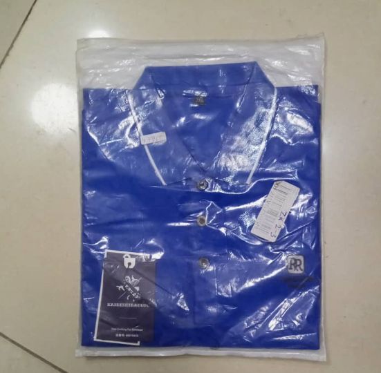 Summer Mature Contracted Short-Sleeved Men T-Shirt Lapel T-Shirt Men's Short-Sleeved High Collar Bottom Men's Shirt GREEN