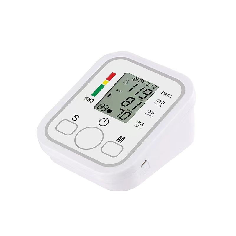 Fully Automatic Intelligent Electronic Blood Pressure Monitor, Large Screen Touch Control Household BP Measuring Device for Export
