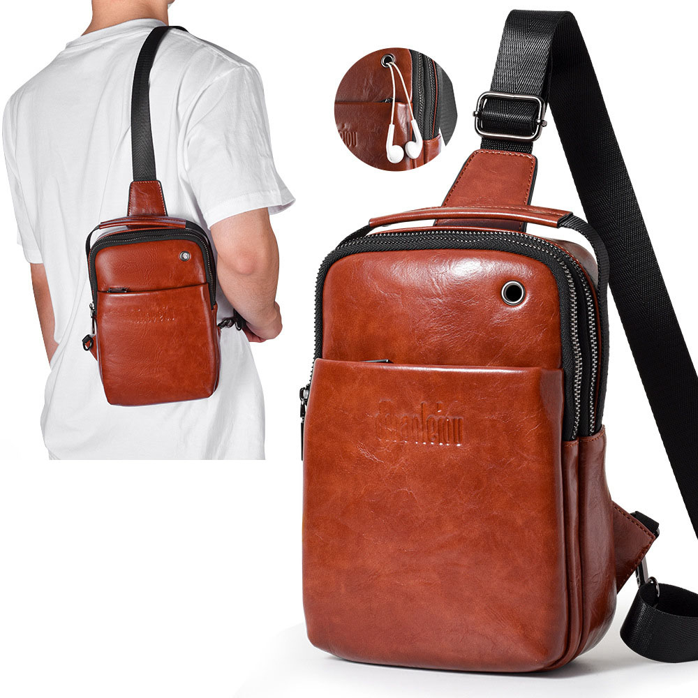1146 Men's Bag Travel Outdoor Men's Multi-functional Crossbody Bag Men's Chest Bag