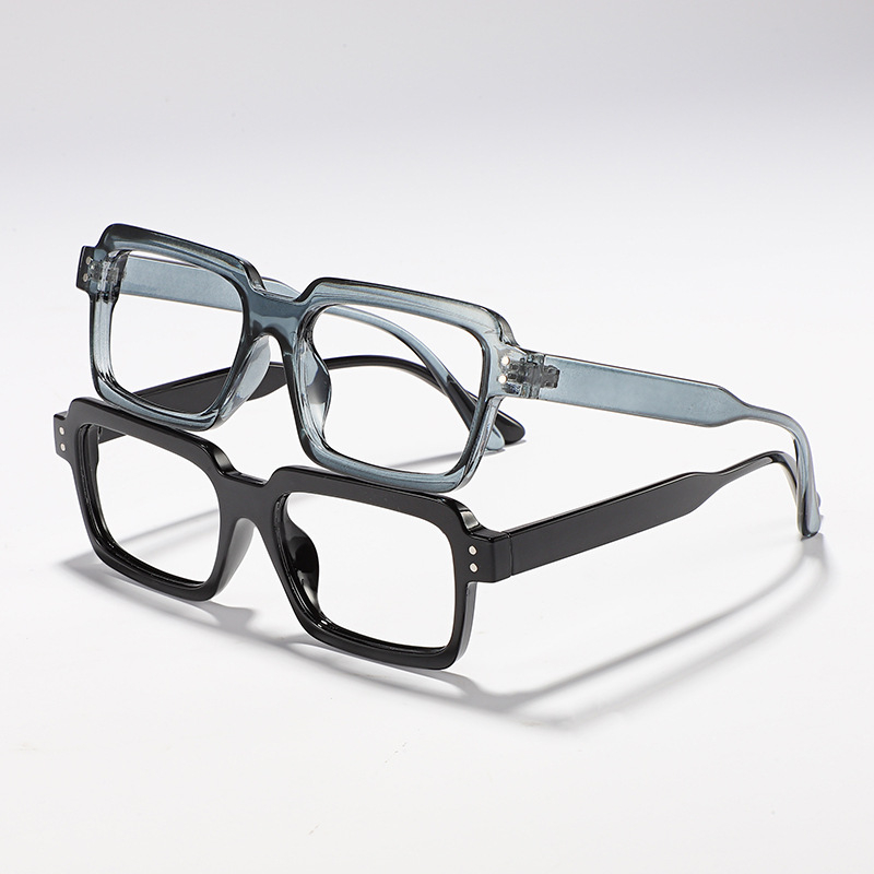 6714 Retro Trend Glasses Frame Men Personality Glasses Frame Women Anti-blue Light All-match Rice Nails Small Square Glasses