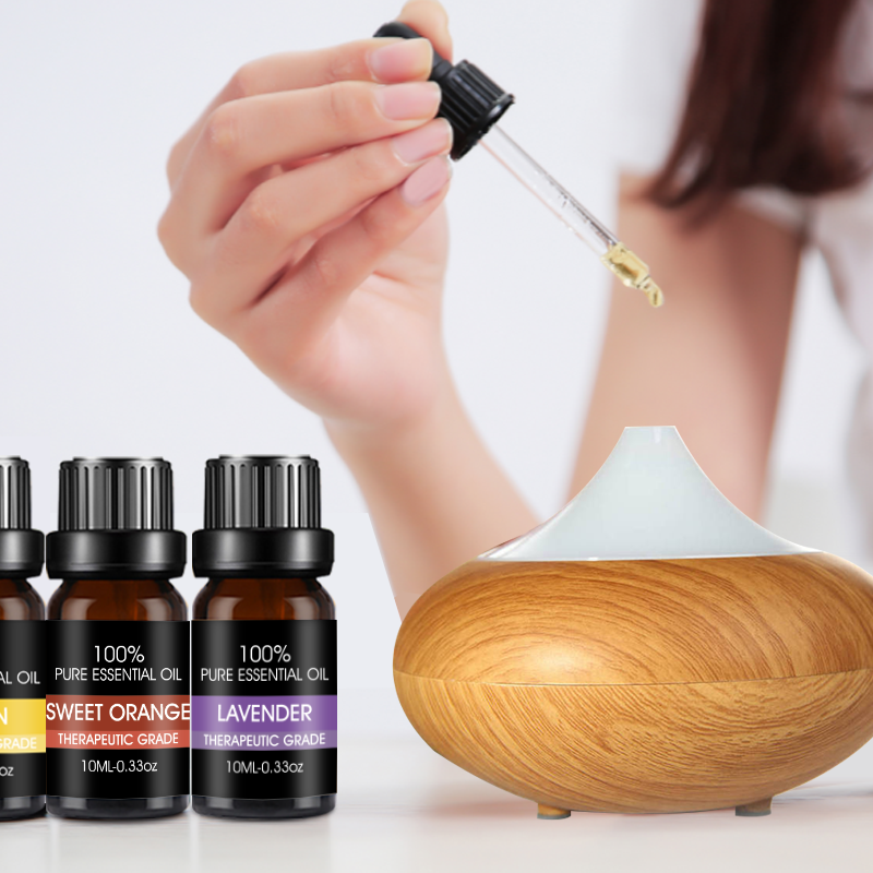 100% Pure Essential Aromatherapy Oils Gift Set-6 Pack , 10ML(Lavender, Lemon, Sweet Orange)