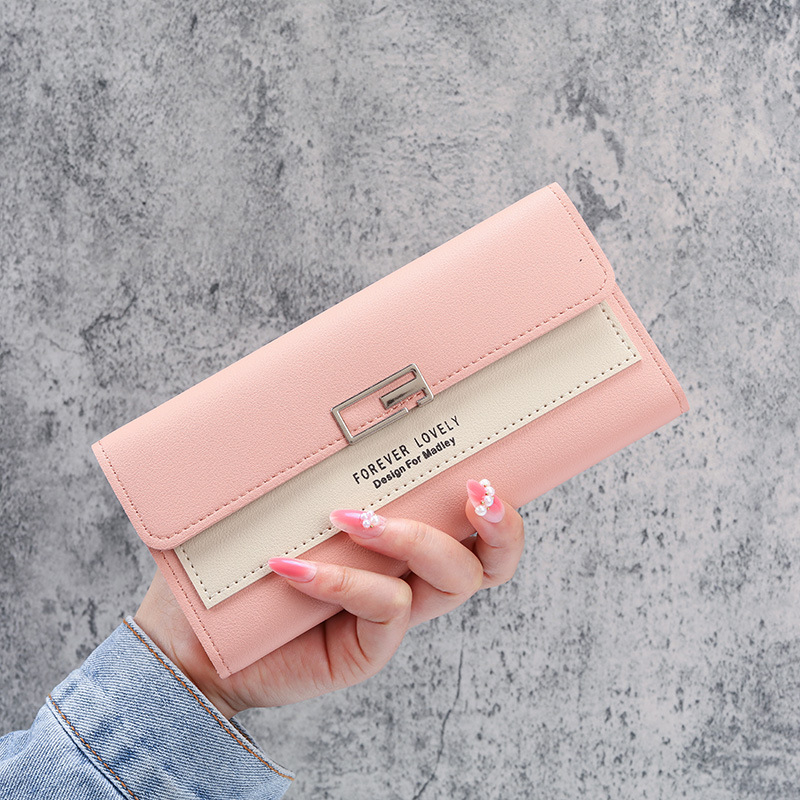 1910 Women's New Long Letter Wallet Trifold Handbag