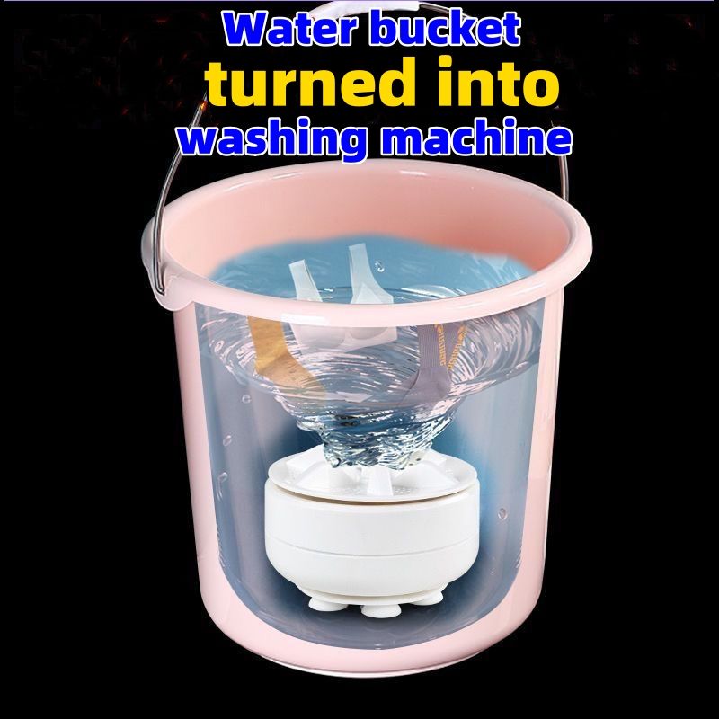 Mini Washing Machine Ultrasonic mini spiral washing machine CRRSHOP fully automatic chassis turbo portable small water bucket