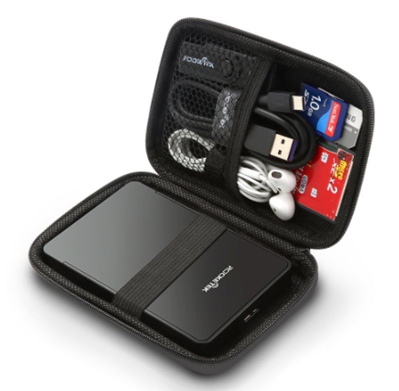 Carrying Case External Hard Disk Protection Storage Bag for 2.5" HDD Hard Drive Cover Enclosure Power Bank Pouch Box