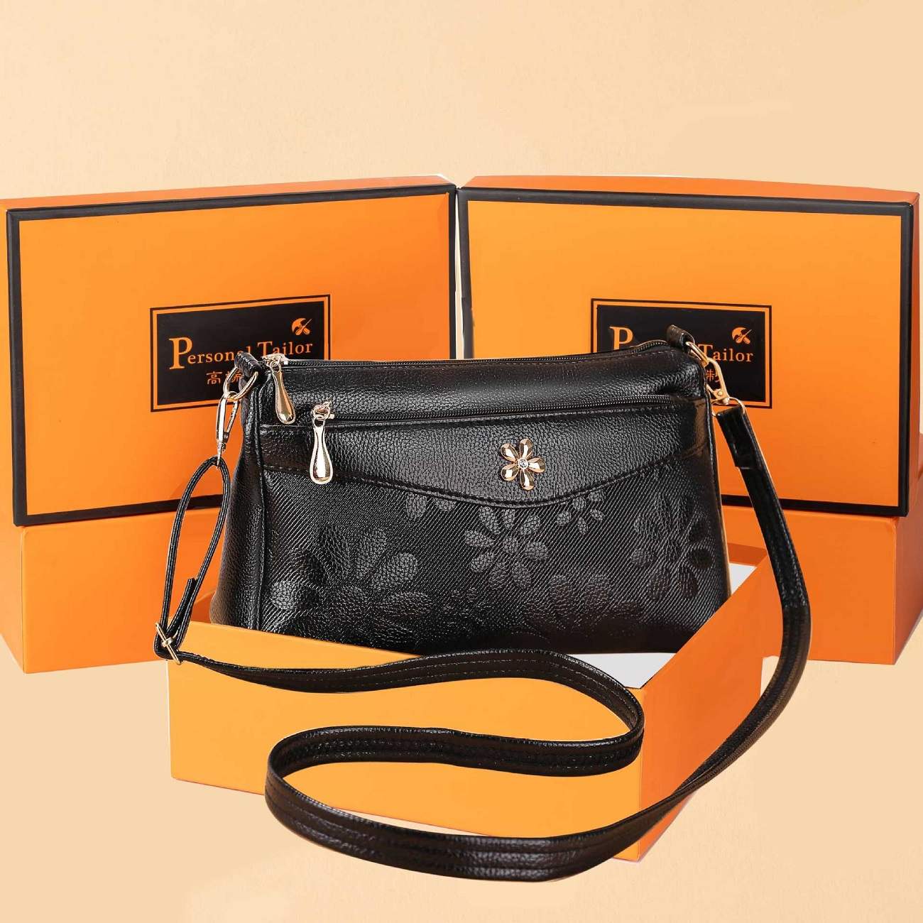Women Large‑capacity Shoulder Crossbody Bag for Middle‑aged & Elderly Moms, Lightweight Practical Daily Handbag, Roomy Purse for Phone Wallet Daily Supplies

