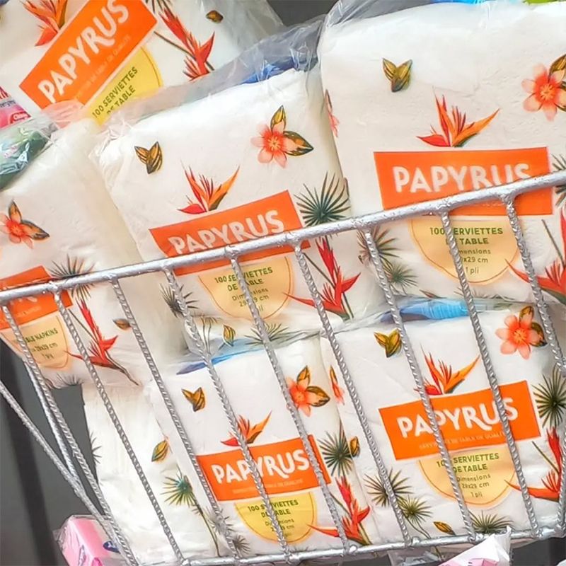 PAPYRUS 100 TABLE NAPKINS-TISSUE 