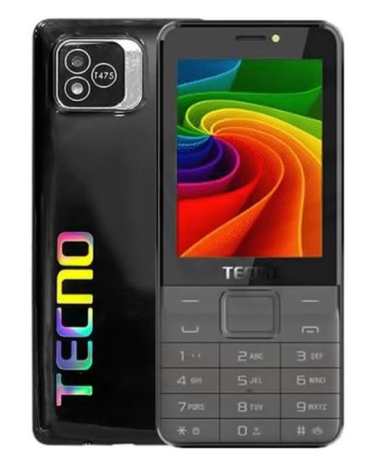 Tecno T475 Dual Sim - 0.08MP Front, 0.08MP Back Camera - Flash Light - 1900mAh Strong long lasting standby Battery - FM radio, Facebook, Bluetooth - MT6260A 360MHz - 64mb ROM+ 64mb RAM expandable SD card support