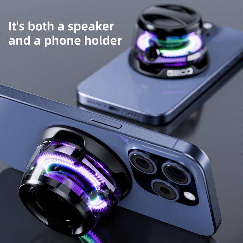 Speaker New magnetic Bluetooth speaker, G200 wireless outdoor portable subwoofer, mini colorful light, heavy bass, small speaker ,mini Bluetooth speaker