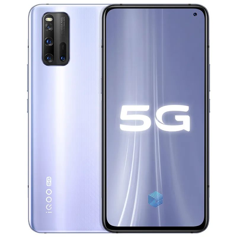 【Lowest Price Online】Vivo iQOO 3 I1928 Qualcomm SM8250 Snapdragon 865 5G Dual SIM Gsm Unlocked Phone - 128GBSilver