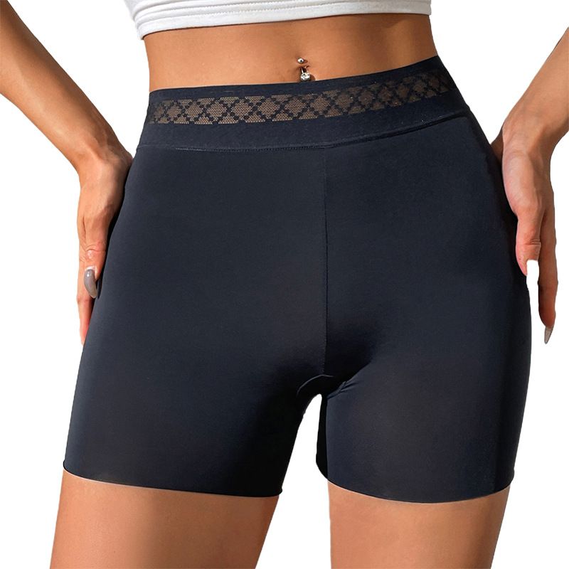 Europe and the United States new solid color hip lift belly pants corset body body tight waist plastic waist pants boxers CX001