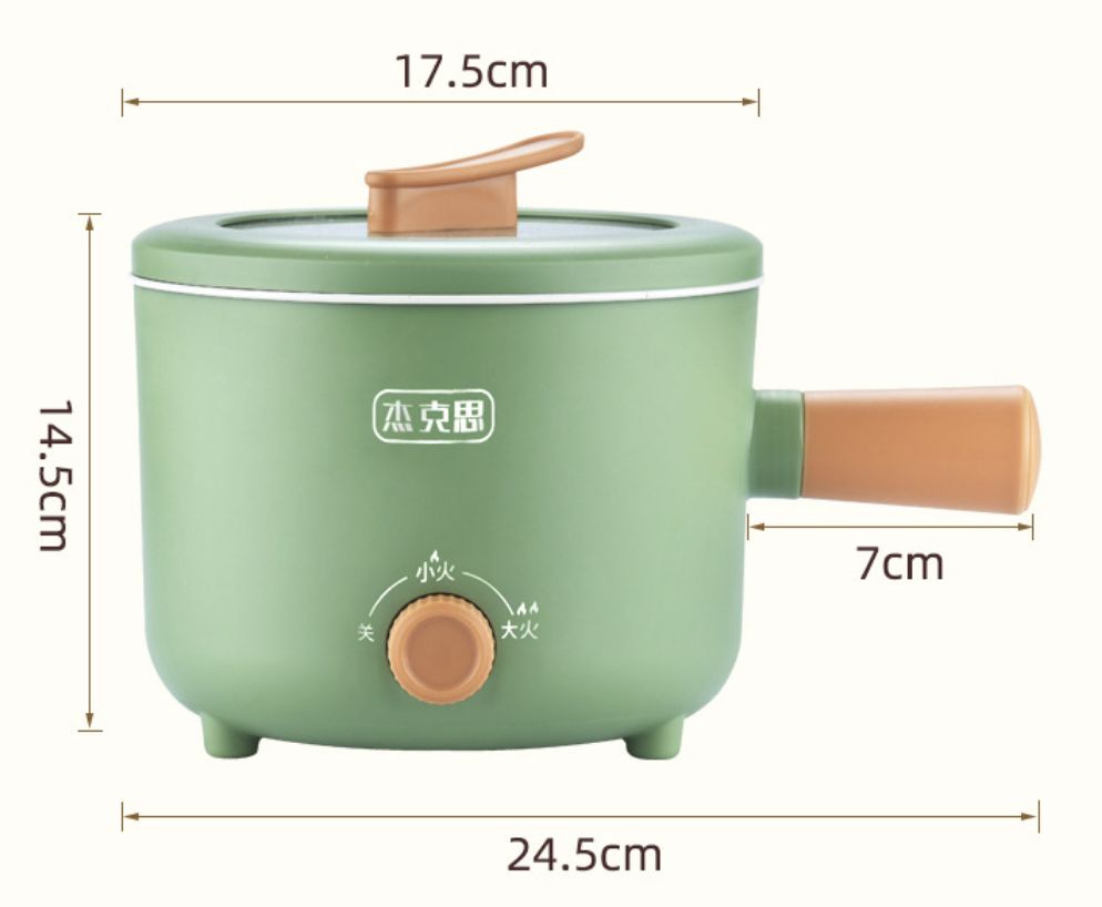 Electric Boiling Pot Multi Functional Dormitory Student Small Electric Hot Pot Instant Noodle Pot for Single Use
