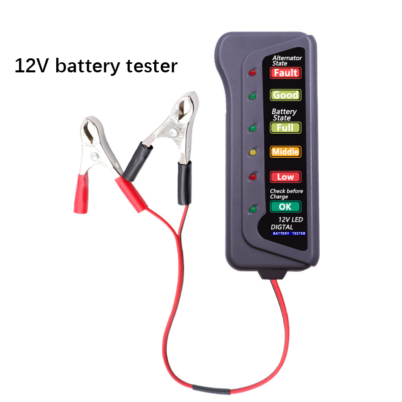 Automobile battery tester battery capacity tester 12v16v24v discharge meter measuring instrument