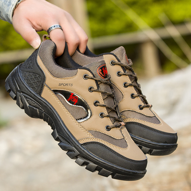 669 Men's Fashion Outdoor Hiking Shoes Non-Slip Wear-Resistant Travel Shoes