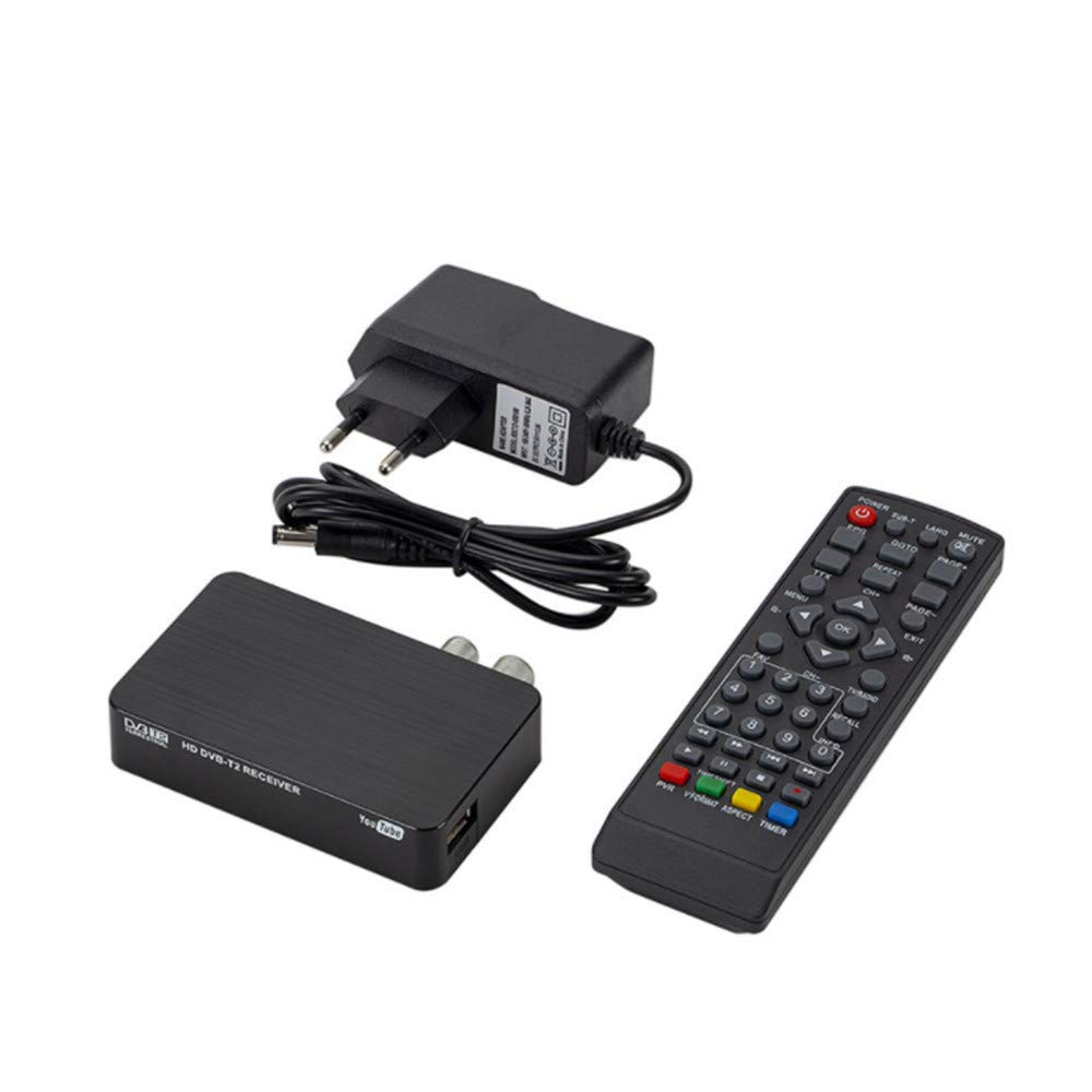 DVB-T2 & ATSC Digital TV Converter Box for Analog TVs | 1080P Live HD, TV Recording & Playback, HDMI Output, Built-in TV Tuner, Free Digital Channels