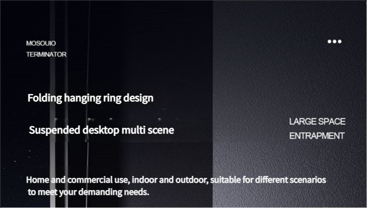Indoor bedroom air conditioner fan mosquito killer lamp portable outdoor camping fan can be placed or hung two-in-one desktop fan mosquito killer lamp