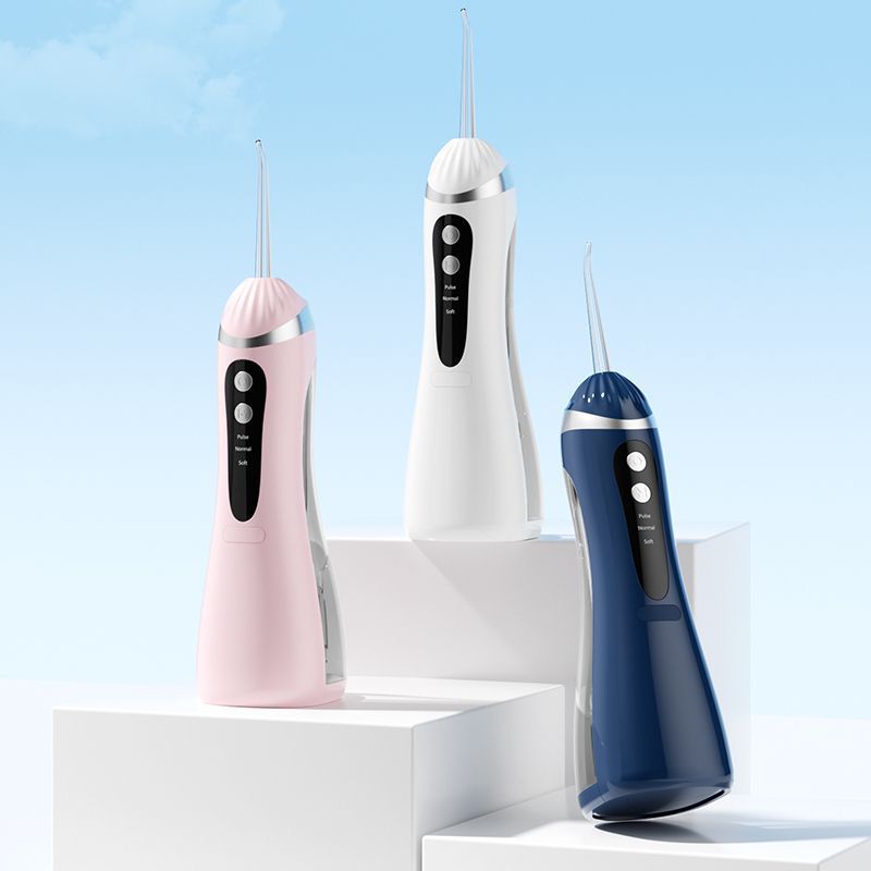 Portable Electric Water Flosser Cordless Oral Irrigator, USB Rechargeable High Pressure Teeth Cleaner, Waterproof Powerful Water Floss, Professional Deep Cleaning Oral Care Tool for Adults Home Travel Use