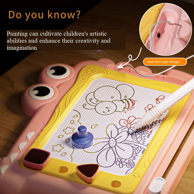 Children’s Colorful Erasable Magnetic Drawing Board, Toddler Graffiti Writing Board, Home Kindergarten Baby Handwriting Toy, Safe Non-Toxic Magnetic Doodle Board for Boys