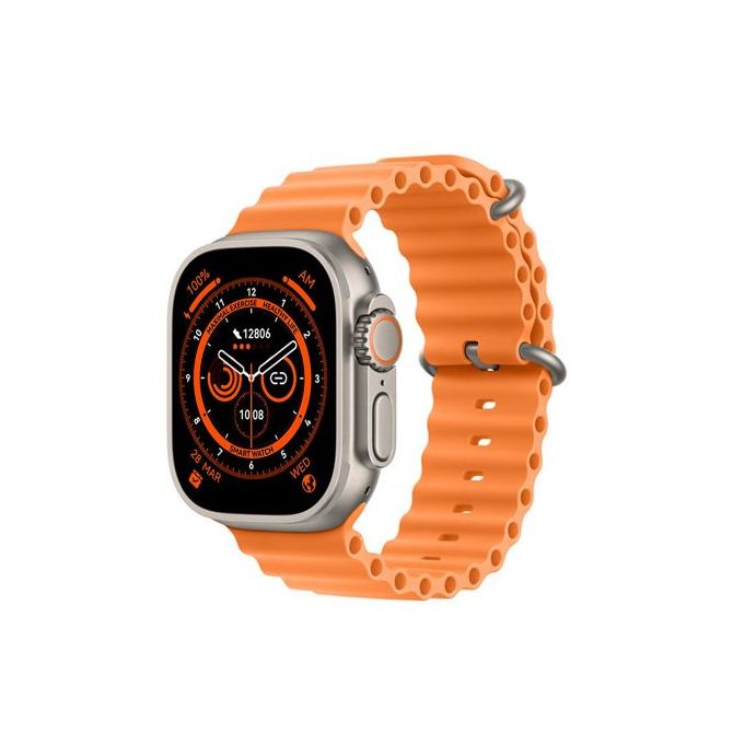 Smart Watch Ultra 8 Door Access Unlock Smartwatch - Orange