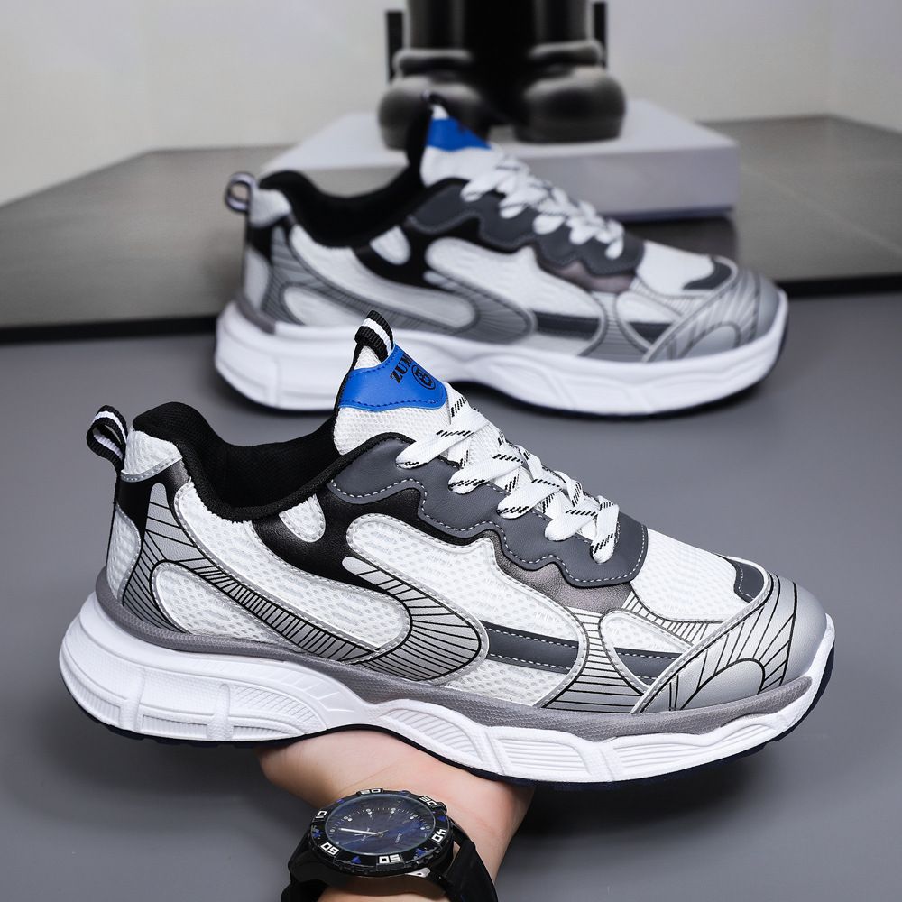 New platform daddy shoes see the year's popular sports shoes running mesh shoes men's casual shoes ZM-BL30