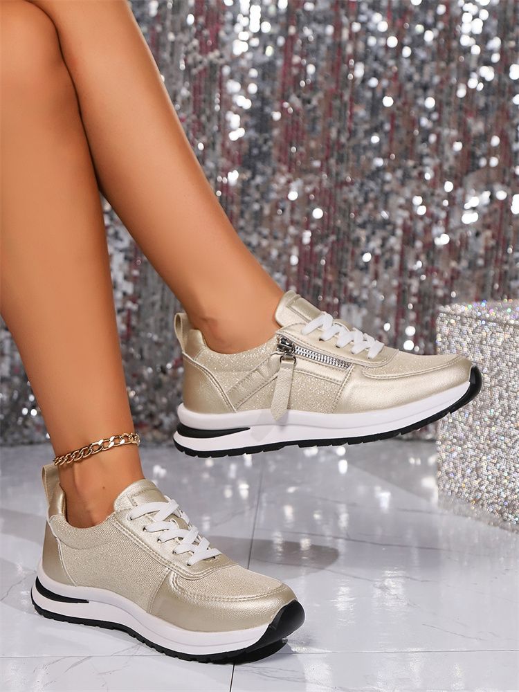 Single shoe women 2024 summer new Europe and the United States cross-border large size flat round head solid color front lace-up women single shoes
