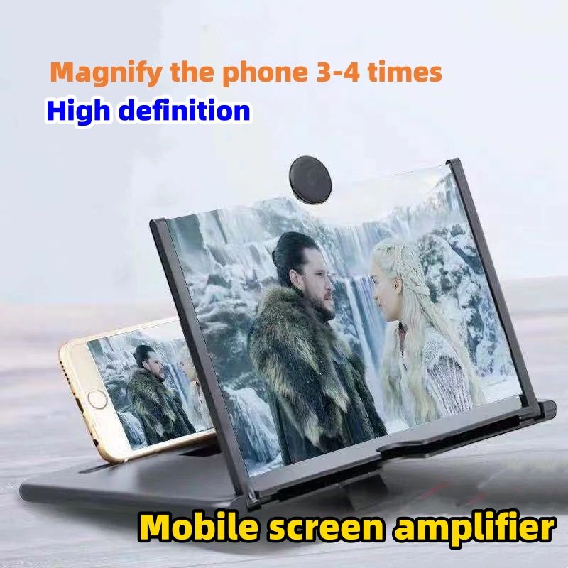 High definition Mobile screen amplifier Large screen Protect your eyes radiation protection CRRSHOP Pull out mobile phone screen amplifier Portable storage Magnify the phone 3-4 times 