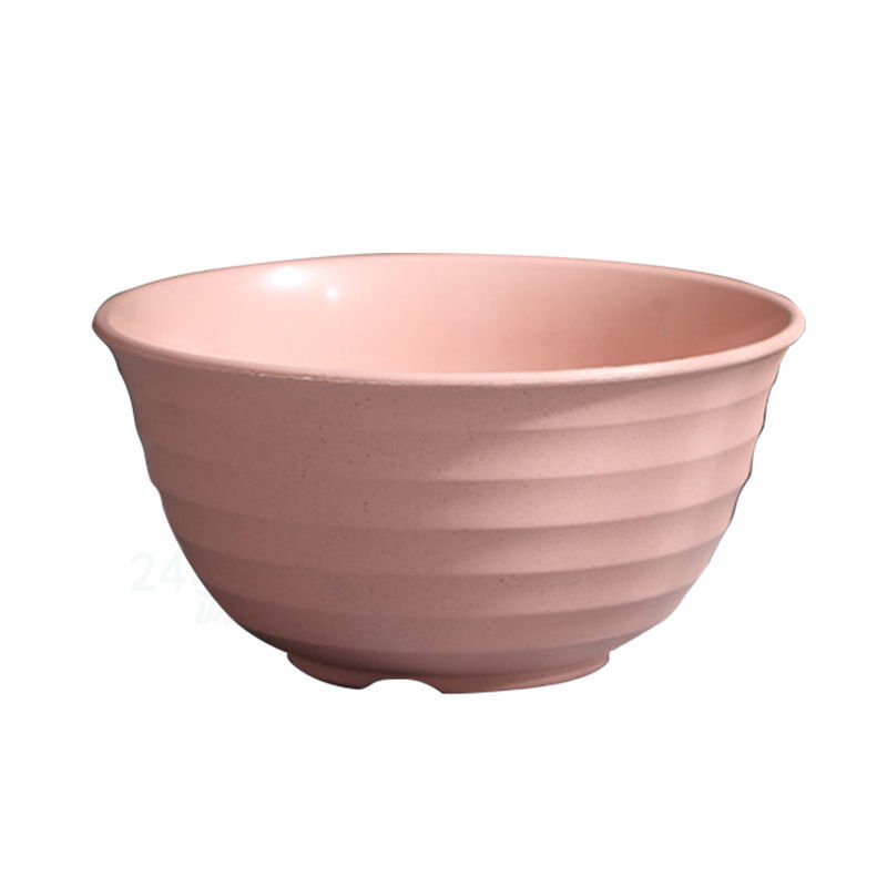 17cm Wheat Straw Salad Bowls Unbreakable Mixing Bowls Reusable Dishwasher Microwave Safe Soup Bowls for Home Kitchen
