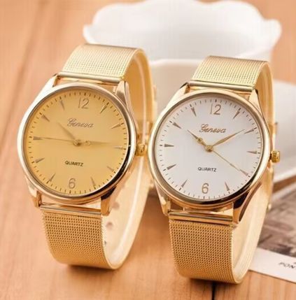 Fashion Quartz Rose Gold Women's Watch- Minimalist Mesh Strap Lady Watch- Super latest