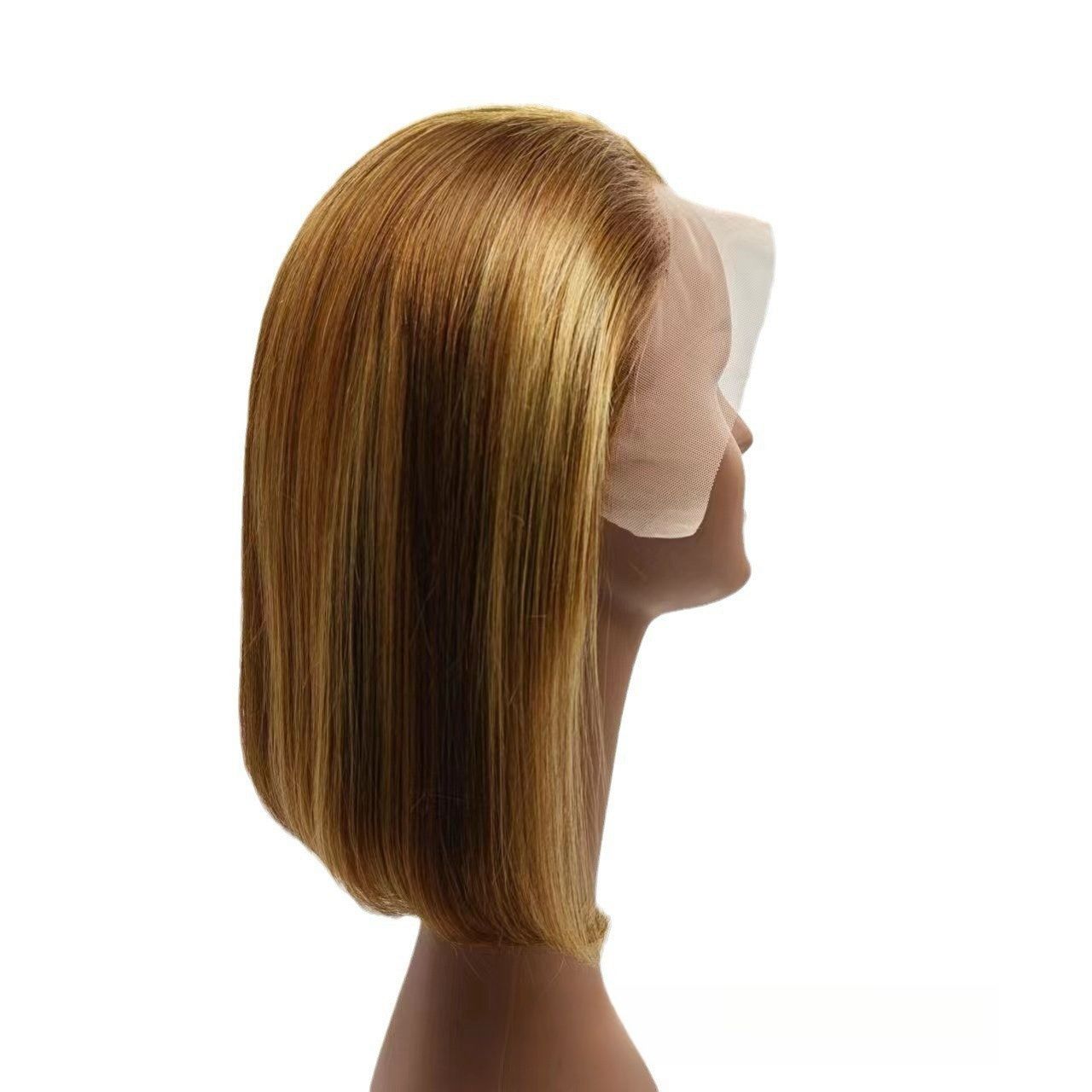 Cheap Raw Brazilian Virgin Hair Ombre 4/27 Highlight Short Bob Wig For Black Women Hd Lace Frontal Wig Human Hair Lace Front Wig