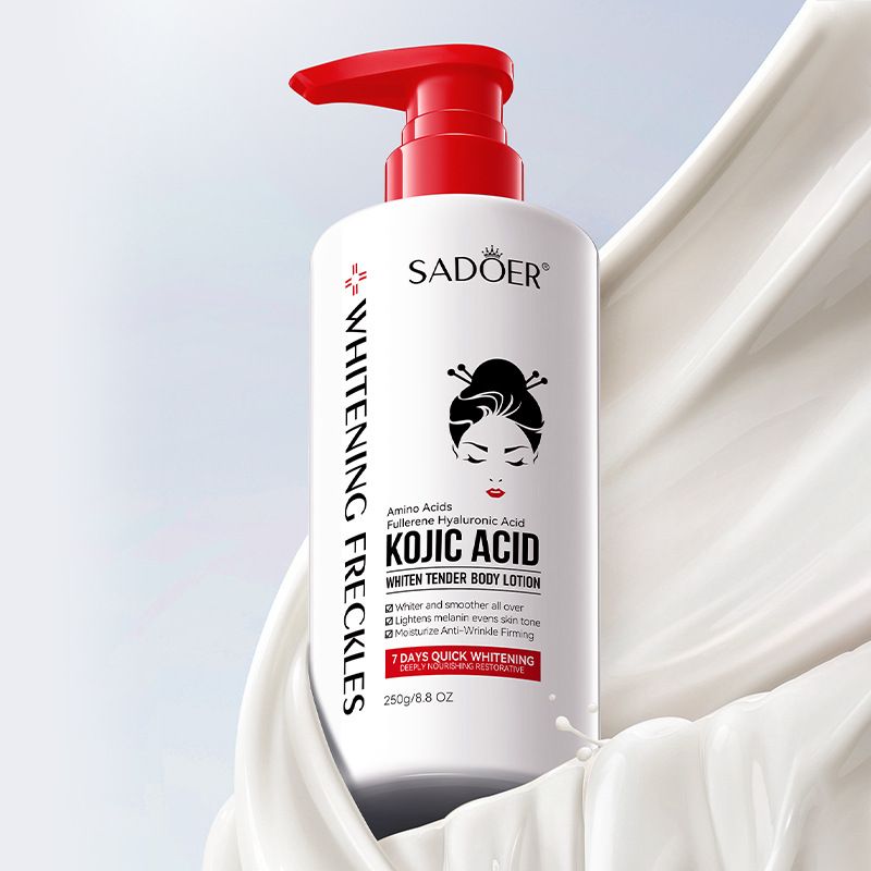 SADOER Kojic acid whitening and tender body lotion hydrating moisturizing whitening body lotion