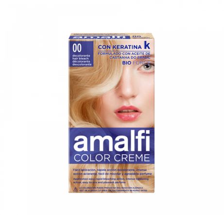 Amalfi Hair colouring cream medium blonde color creme