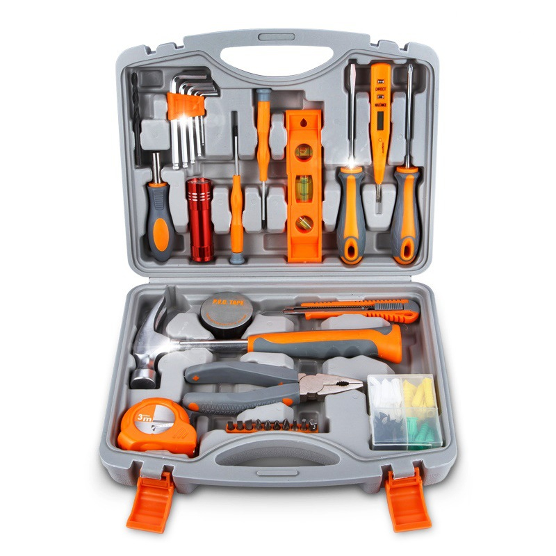NT-2013 Tool Set-General Household Hand Tool Kit,Auto Repair Tool Set, with Plastic Toolbox Storage Case