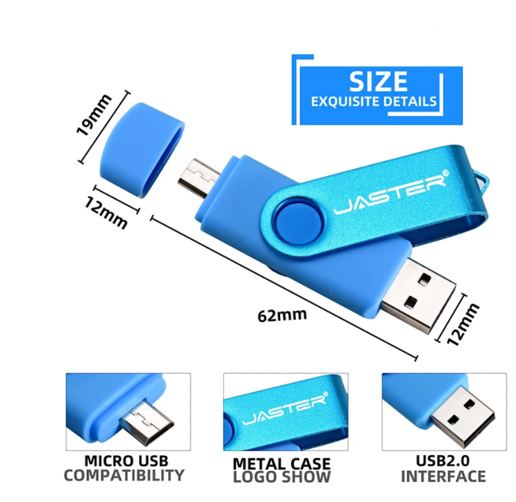 High Speed USB Flash Drive OTG Pen Drive 128gb 64gb Usb Stick 32gb 256gb Pendrive Flash Disk for Android Micro/PC