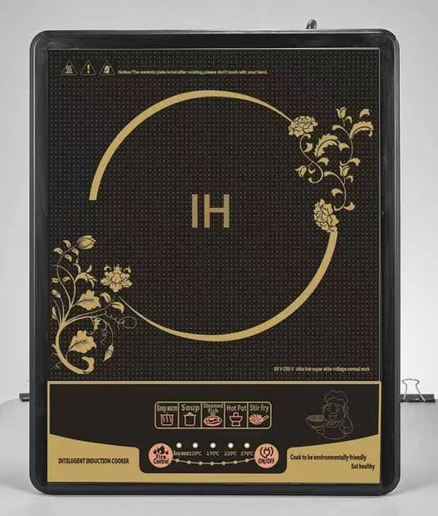T1 Portable Induction Cooktop, 2000W Push Button Electric Induction Cooker Cooktop, 4 Temperature Setting Countertop Burner