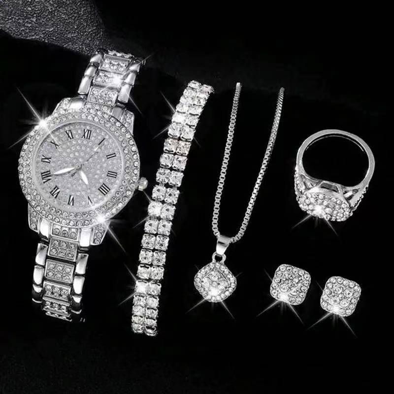 Spicy Girl Sweet Wind Watch Women's Niche High End Feeling Starry Sky Quartz Watch Student Full Diamond Women's Watch Valentine's Day Gift