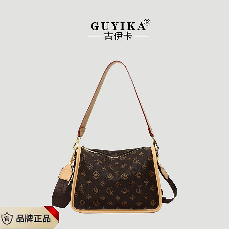 2025 Little Bear new casual versatile large capacity shoulder bag, niche women's bag, retro fashion crossbody bag