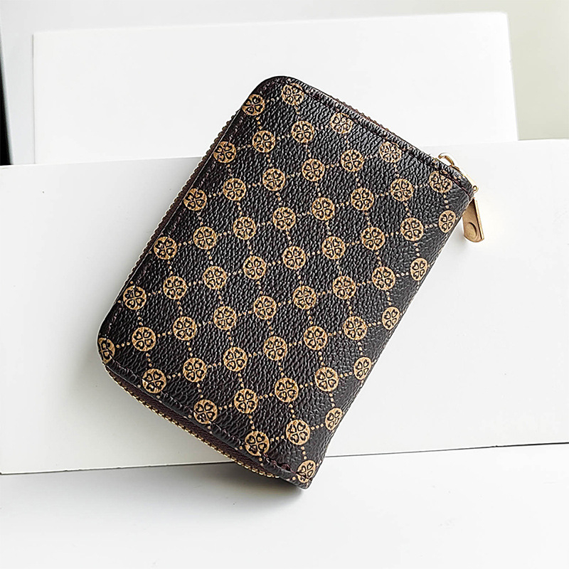 #1264 women's wallet credit card holder vintage leather wallet with money holder girl bank card holder