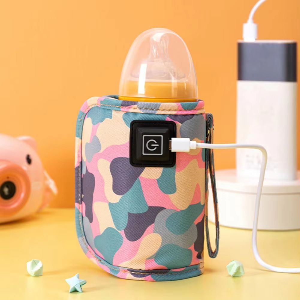 Baby Bottle Warmer 3-speed adjustment Baby Bottle Cup Warmer Car Portable USB Bottle Warmer Baby and Children Outdoor Travel Bab