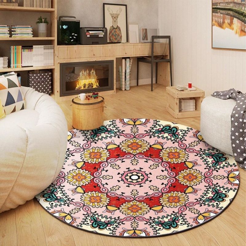 60cm ,80cm,100cm Circular carpet, bedroom bedside mat, computer chair cushion, living room coffee table blanket, foot mat Diameter 60cm ,80cm,100cm Floor Mat