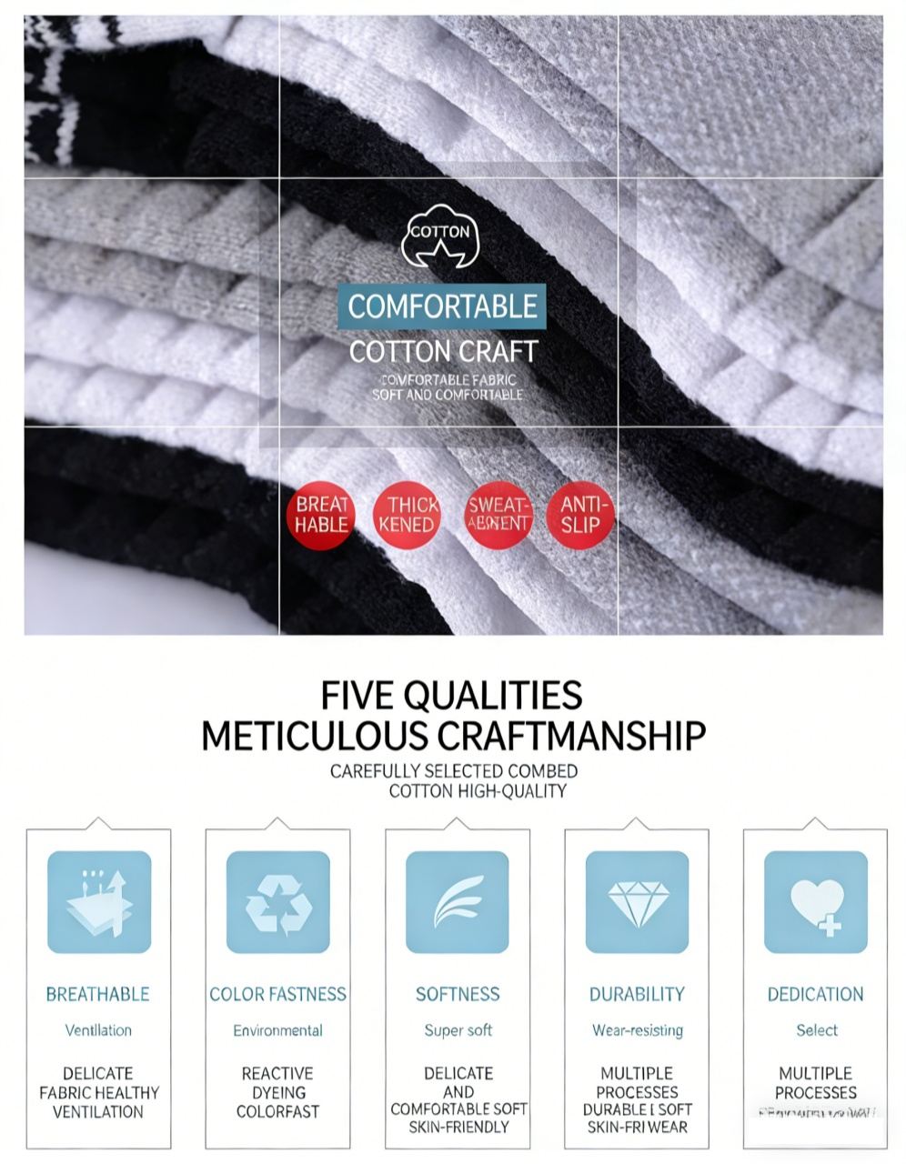 Men's Professional Low Cut Sports Socks, Breathable Mesh Running Basketball Socks, Thickened Terry Sole Cushioned Athletic Socks for Summer, All Seasons