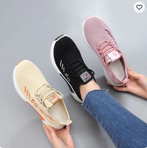 New spring and summer breathable women's sneakers mother elderly walking shoes women's shoes work