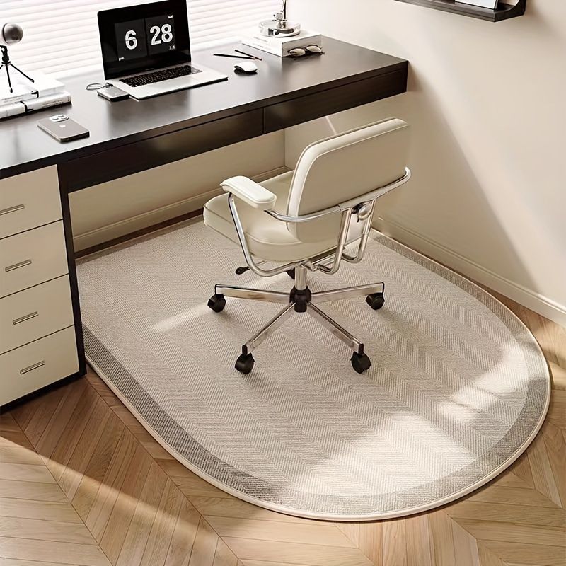 Study room anti-slip carpet, learning desk mat, stain-resistant home crystal fiber mat